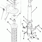 W917221 TRAIL BLAZER Strut assembly trail blaze