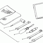 W918527 TRAIL BOSS 250 Tool kit assembly trail boss