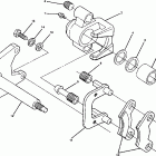 W917527 TRAIL BOSS 2X4 Front brake assembly 250 2x4