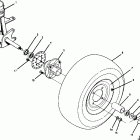 W917221 TRAIL BLAZER Front wheel assembly trail blazer