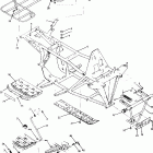W918527 TRAIL BOSS 250 Frame assembly with racks trail boss