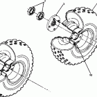 W918727 BIG BOSS 6X6 Middle wheel assembly 6x6