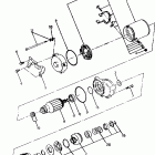 W918527 TRAIL BOSS 250 Starting motor assembly  trail boss