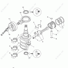 T25LA Crankshaft Piston