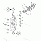 LF115TXR Crankshaft Piston