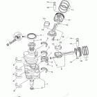 VF200LA Crankshaft Piston