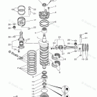 150TXR Crankshaft Piston