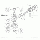 F40LA Crankshaft Piston