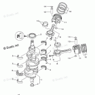 LF200TXR Crankshaft Piston