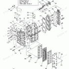 90TLR CYLINDER CRANKCASE
