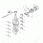 LF150TXR Crankshaft Piston