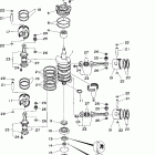 115TXRD/115TLRD Коленчатый вал и Поршень