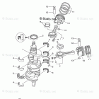 LF250TUR Crankshaft Piston
