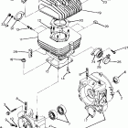 W908127 TRAIL BOSS 4X4 Crankcase and cylinder assembly