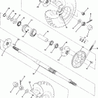 W908527 TRAIL BOSS 250 Rear wheel drive assembly