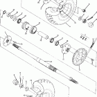 W908627 BIG BOSS 4X6 Rear wheel drive assembly