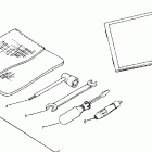 W907221 TRAIL BLAZER Tool kit assembly