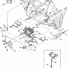 W908127 TRAIL BOSS 4X4 Engine and muffler mounting