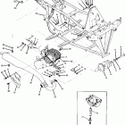 W907527 TRAIL BOSS 2X4 Engine and muffler mounting