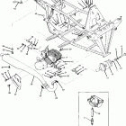 W908527 TRAIL BOSS 250 Engine and muffler mounting