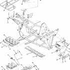 W908527 TRAIL BOSS 250 Frame assembly with racks