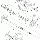 W907539 TRAIL BOSS 350L 2X4 Rear wheel drive assembly 350 2x4