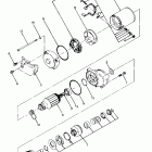 W897527 TRAIL BOSS 2X4 Starting motor assembly