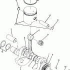 W898527 TRAIL BOSS Коленчатый вал и поршни