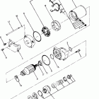 W898627 BIG BOSS 4X6 Starting motor assembly