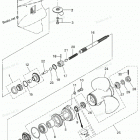 MD50B2 Gear Case, Propeller Shaft