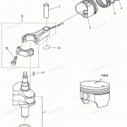 MFS6C Колен. вал и поршень