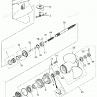 MD40B2 Gear Case, Propeller Shaft