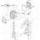 MFS8A3 Cylinder Head & Oil Pump