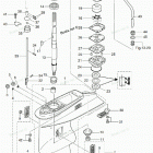 MD40B2 Gear Case, Drive Shaft