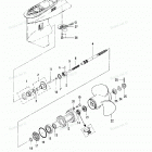 MD40B Корпус редуктора (гребной вал)