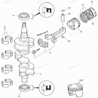MFS25B Колен. вал и поршень