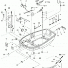 MD40B2 Bottom Cowl, Motor Cover Lower