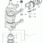 MD90C2 Колен. вал и поршень