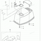 MD40B2 Top Cowl, Motor Cover Upper