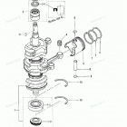 MD50B Поршни и коленчатый вал