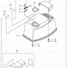 MD40B2 Top Cowl, Motor Cover Upper