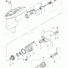 MFS5B Корпус редуктора (гребной вал)