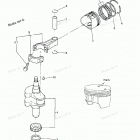 NSF4B Поршни и коленчатый вал