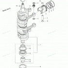 MD115A Поршни и коленчатый вал