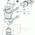 MD90C2 Колен. вал и поршень