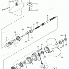 MD50B2 Gear Case, Propeller Shaft