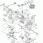 MD40B Bracket (2) Power Trim & Tilt (new)