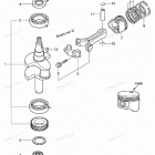 MFS3.5B Колен. вал и поршень