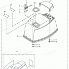 MD50B2 Top Cowl, Motor Cover Upper