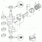 MFS25B Поршень и коленвал